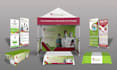 design roll up banner, canopy tent, and table cover