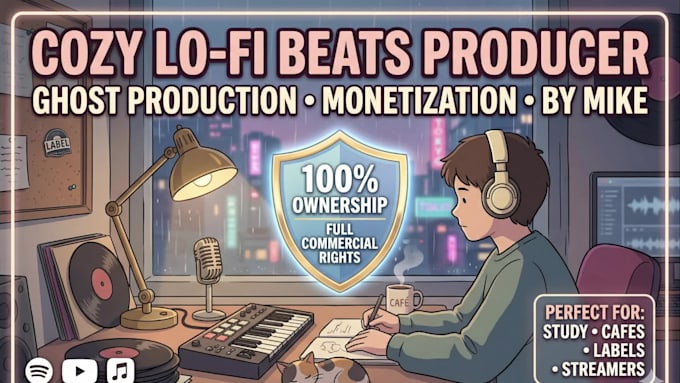 ghost produce lofi hip hop beats for commercial use
