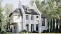 create 3d rendering for house exterior, architecture design