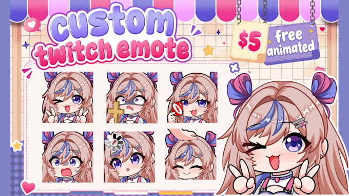 create custom twitch emotes and sub badges