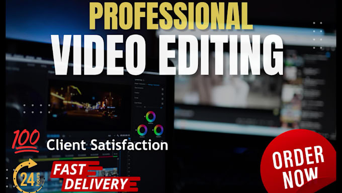 do professional and amazing video editing for youtube