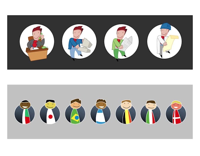 design creative hand drawn icons for your projects
