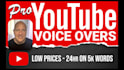 be your pro american male youtube voice over artist