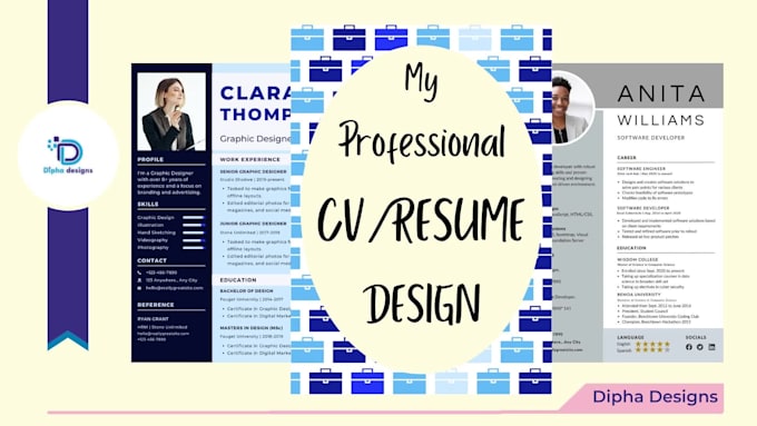 design a professional cv, resume to land your dream job