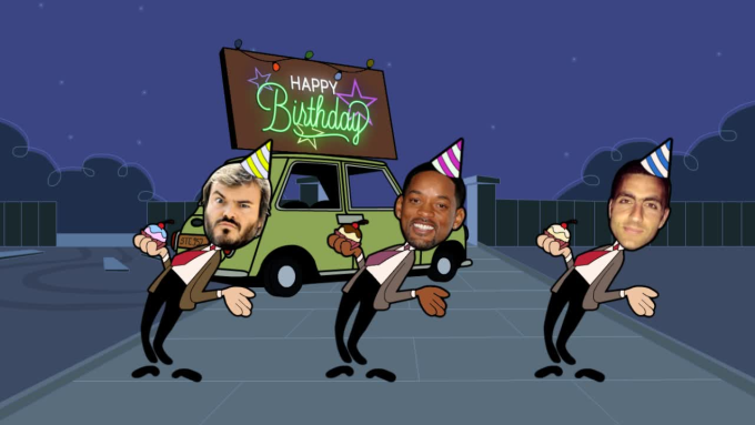 Make You Dance Like Mr Bean In Funny Happy Birthday Cartoon By Raventl