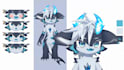 draw, rig live 2d vtuber model, furry vtuber mascot, pet live2d, chibi fursona