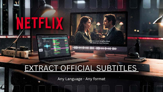 extract official netflix subtitles or srt in any language and format