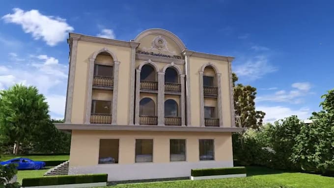do interior, exterior design architectural 3d bim modeling and rendering