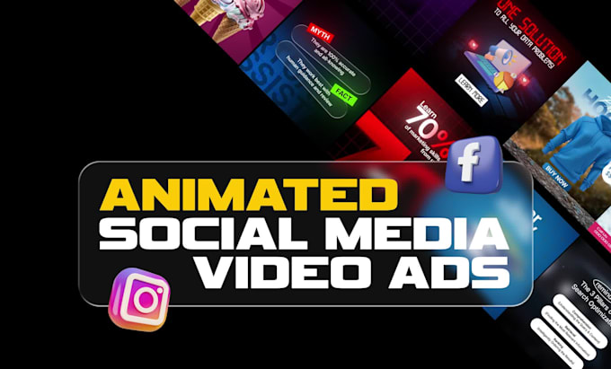 create animated social ads, facebook ads, instagram ads