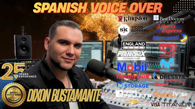 do professional voice over recordings in spanish