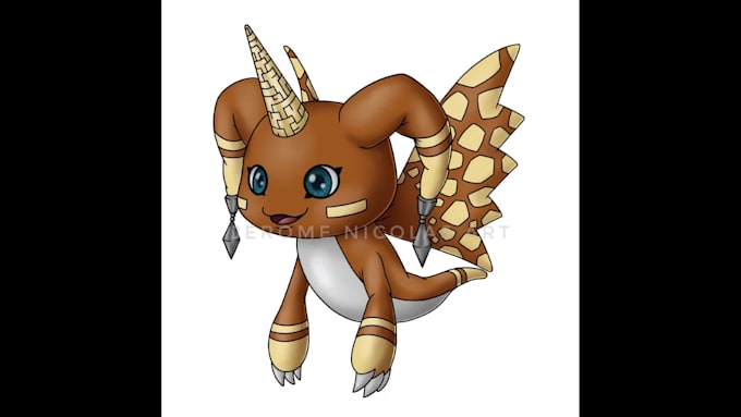 design cute evolving monsters for you