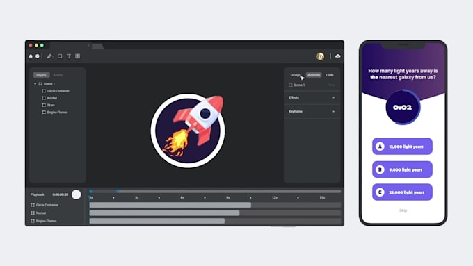 do professional motion design for you