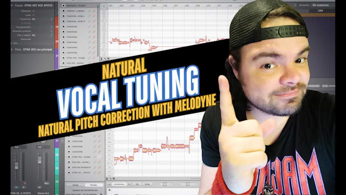 manually tune and edit your vocals with melodyne