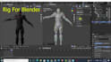 rig your 3d character in blender for game engines and animation