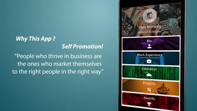 create ANDROID app for your cv,resume or business,upload app on playstore