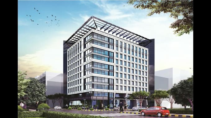 create 3d photorealistic exterior rendering
