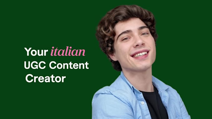 create ugc video ads in italian