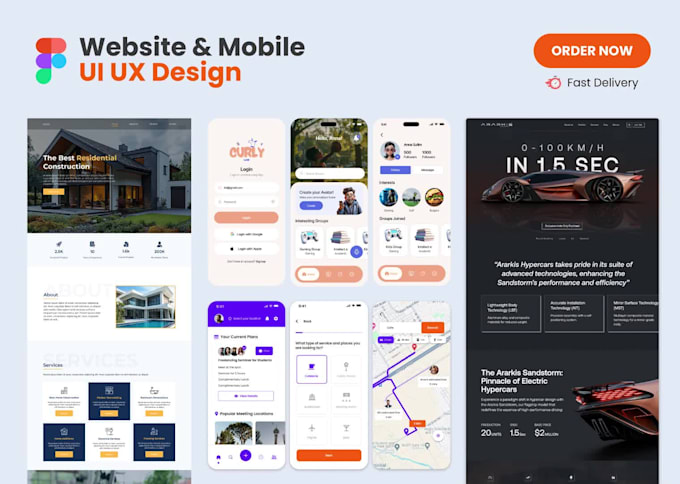 Do professional ui ux design for mobile app or website by Sf_designers ...