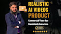 create ai commercial video, produce promotional ai videos, ai expert, ai ads