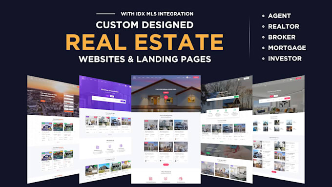build a responsive real estate wordpress website with idx, mls, landing page