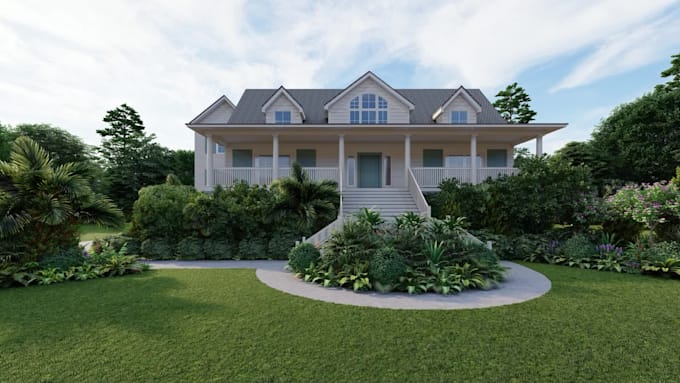 do landscape architect, 4k renderings and walkthrough video