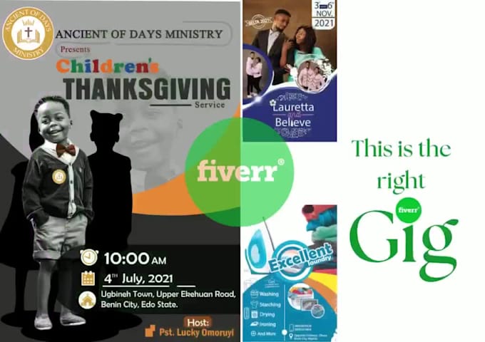 design custom flyers for church, business, and events