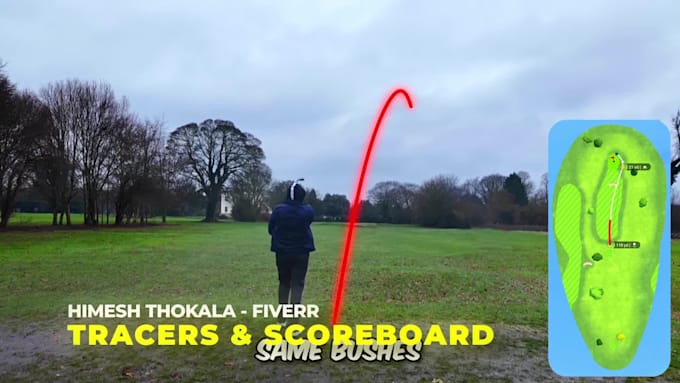 edit engaging golf youtube videos with shot tracers