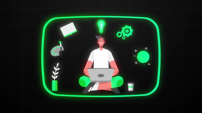 do a custom 2d explainer animation