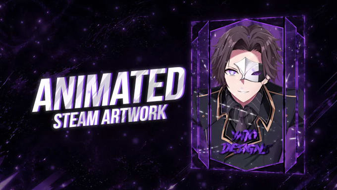 design masterpiece animated steam artwork for you profile