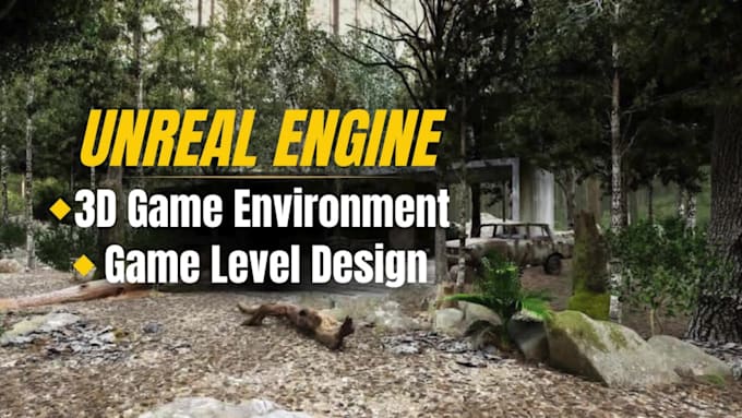 design immersive 3d game environment game level design in unreal engine 5 unity