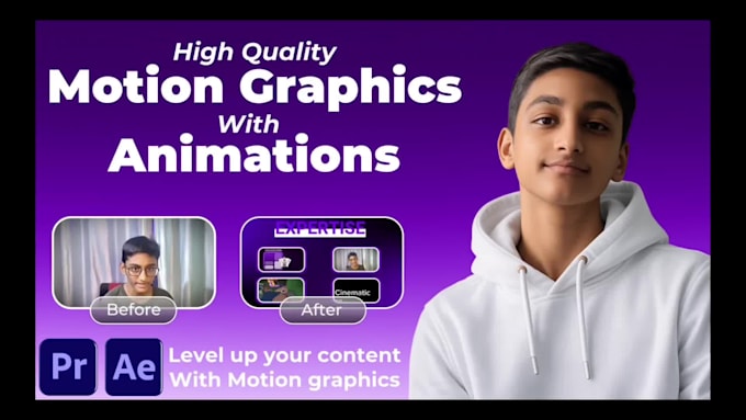 Make professional motion graphics for your youtube videos by Arsalan ...