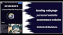 create portfolio website responsive and animated