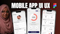 design mobile app UI UX for saas and ai platforms in figma