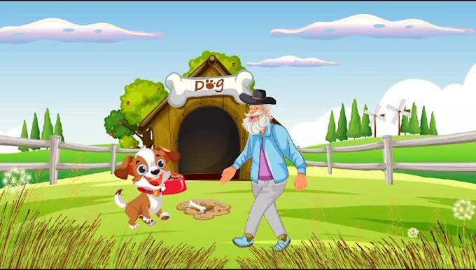 create 2d animated nursery rhymes and short stories