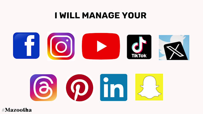 be your social media marketing manager for pinterest, tiktok and youtube