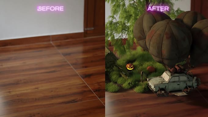 composite 3d model elements to your videos