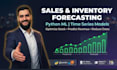 build python time series forecasting models for sales and inventory
