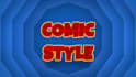 create animated text titles in cartoon style