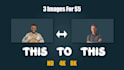 do morphing animation transition one image to another image video as a pro