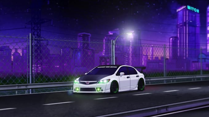 animate your dream car into wallpaper looping video