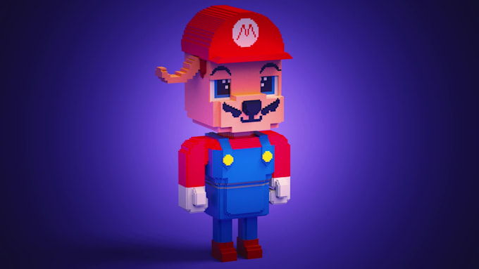 create 3d voxel nft voxel nft for you
