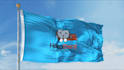 animate 3d waving flag with your logo or text