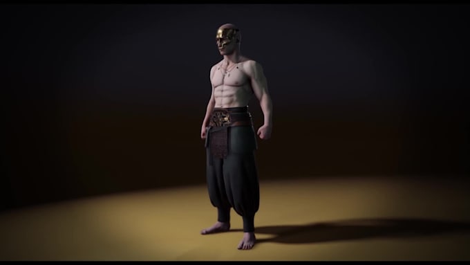 create a game ready 3d characters vr 3d character for unreal engine and unity