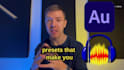 create custom voice over presets in adobe audition