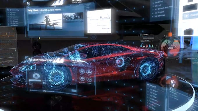 do 3d hologram visual effect