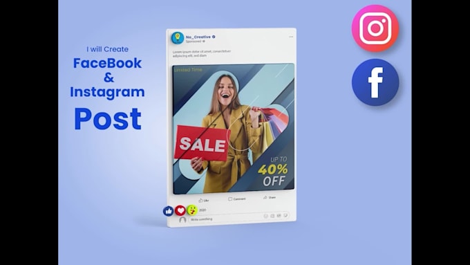 design social media ads for instagram and facebook