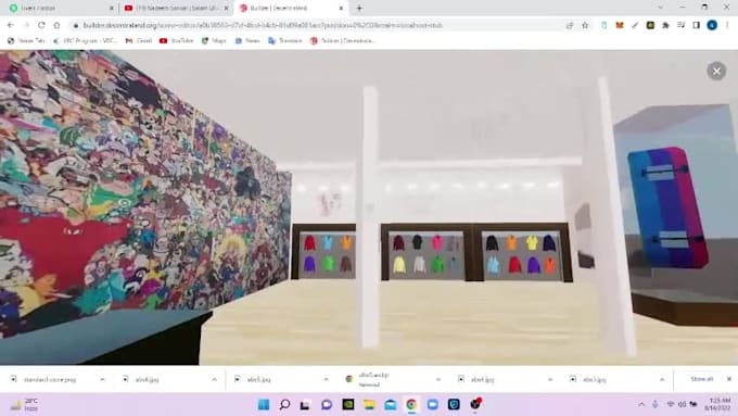 create 3d buildings for the decentraland metaverse