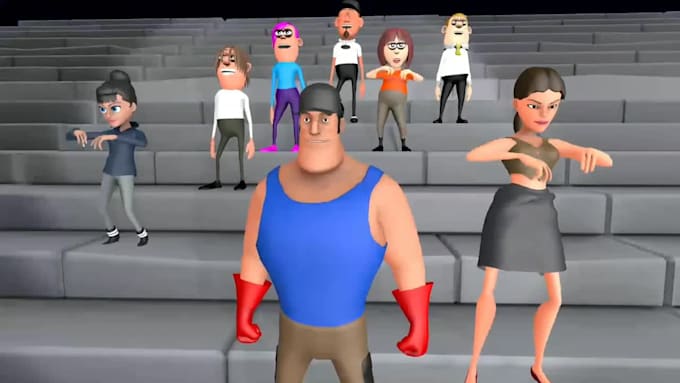create awesome 3d music animation cartoon video and movie
