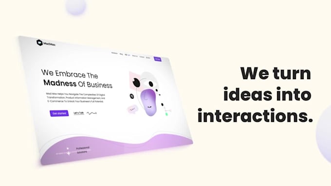 create a one of a kind design for your website