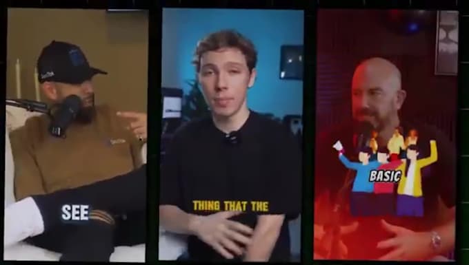 edit zoom interviews, podcasts, short content with tiktok captions